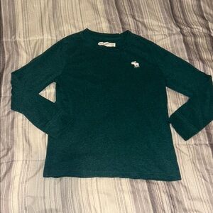 Abercrombie boys Kids Green Long Sleeve Shirt size 7/8